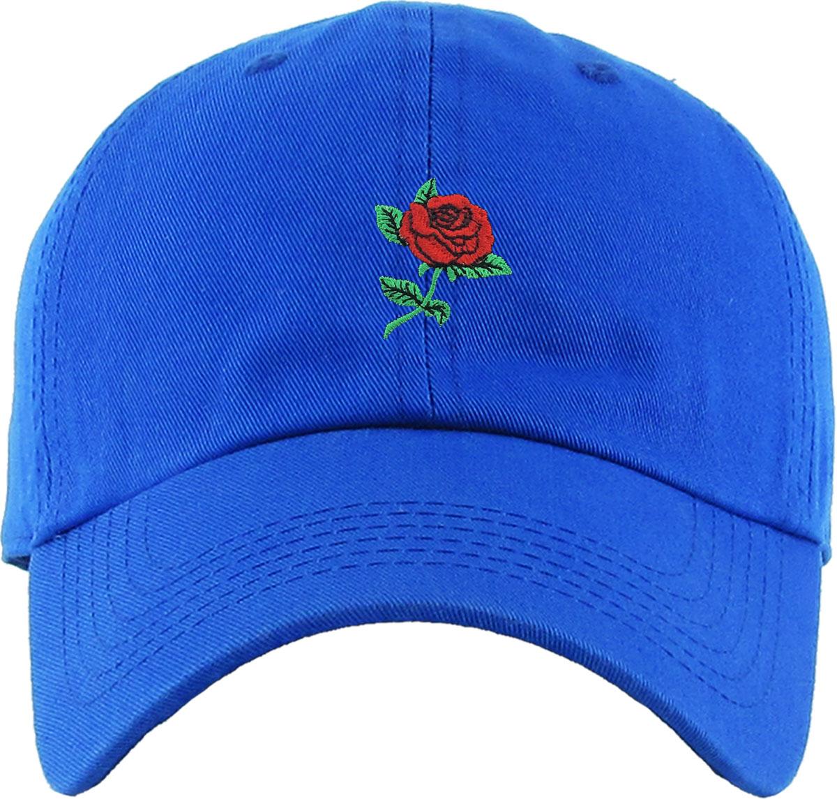ROSE EMBROIDERY DAD HAT | KBETHOS